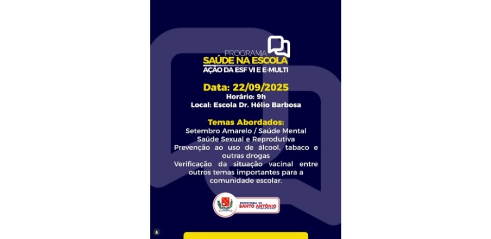 Atenção, comunidade escolar!