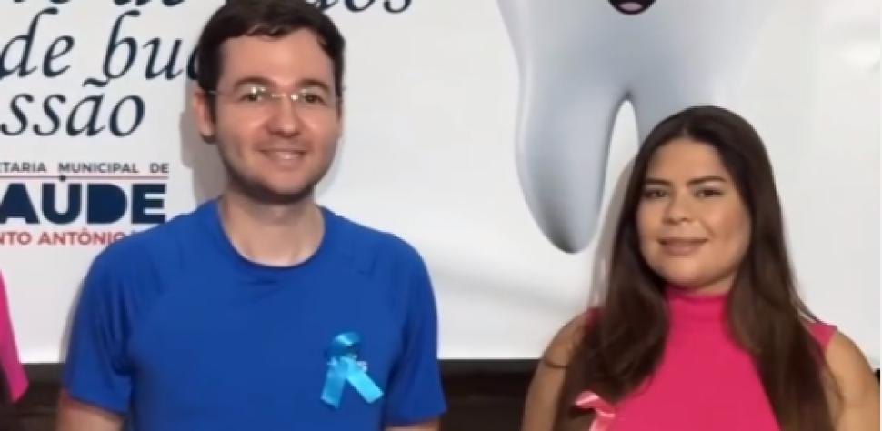 AÇÃO EM ALUSÃO AO OUTUBRO ROSA E NOVEMBRO AZUL