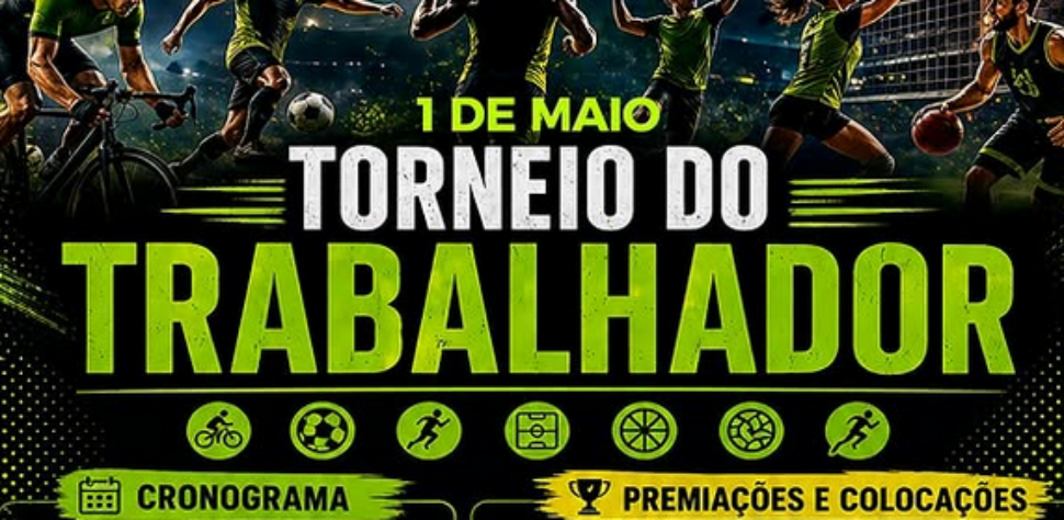 1º DE MAIO É DIA DE CELEBRAR COM ENERGIA, ESPORTE E UNIÃO!